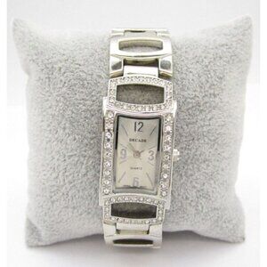 Women Decade Quartz WR Analog 20mm Dial Causal Tank Style Watch (G654)